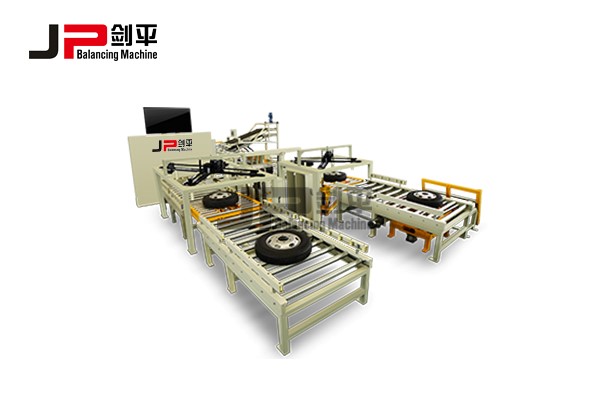 輪胎輪轂流水線全自動(dòng)平衡機(jī)解決汽車車輪不平